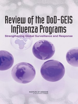 cover image of Review of the DoD-GEIS Influenza Programs